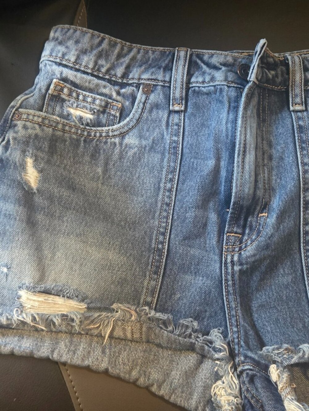 Hidden jean shorts